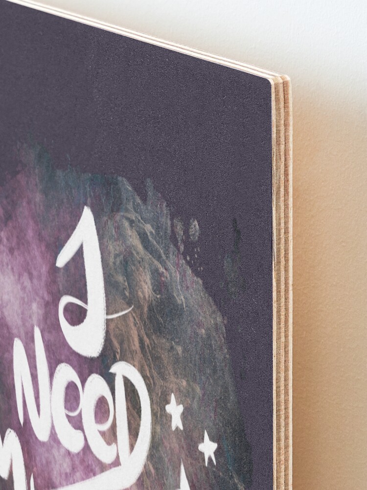 Alternate view of I need my space - introvert 1 Mounted Print
