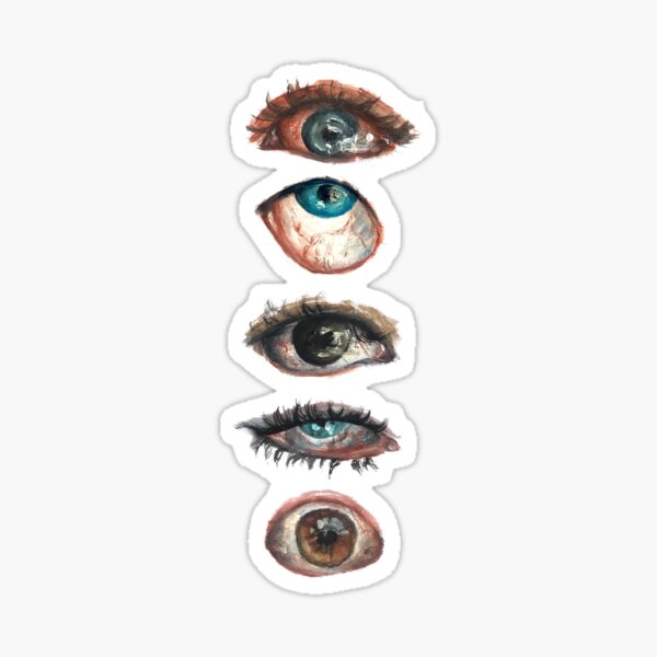 Eyeball Stickers for Sale