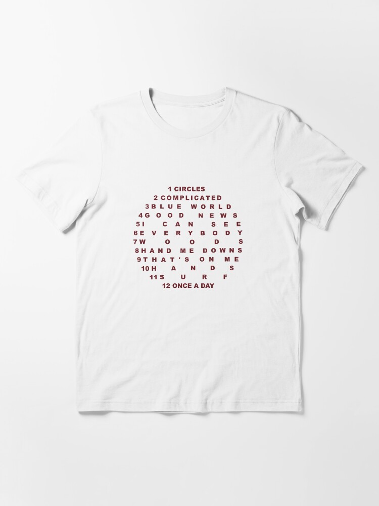 mac miller t shirt circles