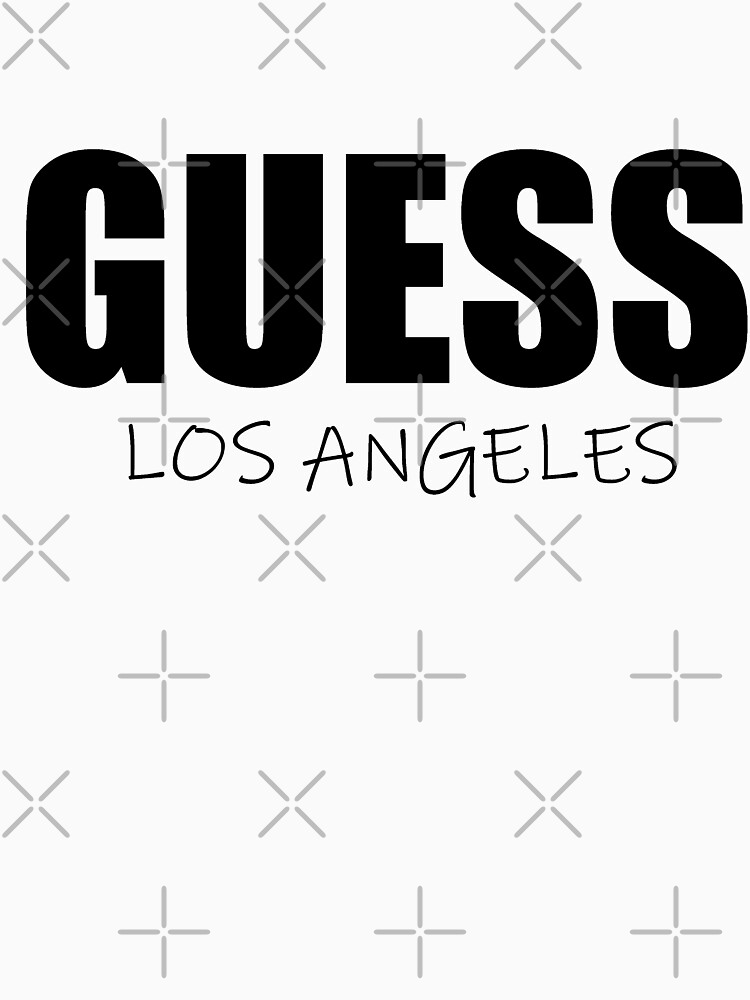 Guess Los Angeles Relaxed Fit T-Shirt for Sale by Daffy Dak