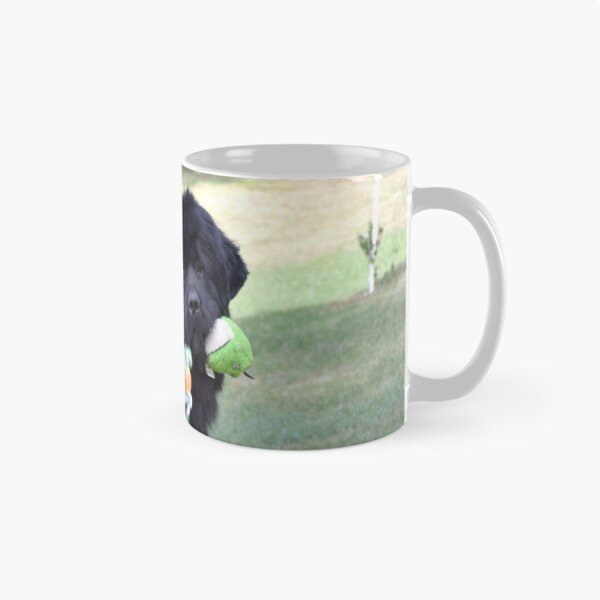 Item preview, Newfoundland dog with toy designed and sold by LM-SDC.