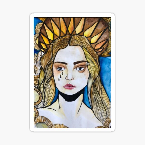Fashion Jean Paul Watercolour Sticker