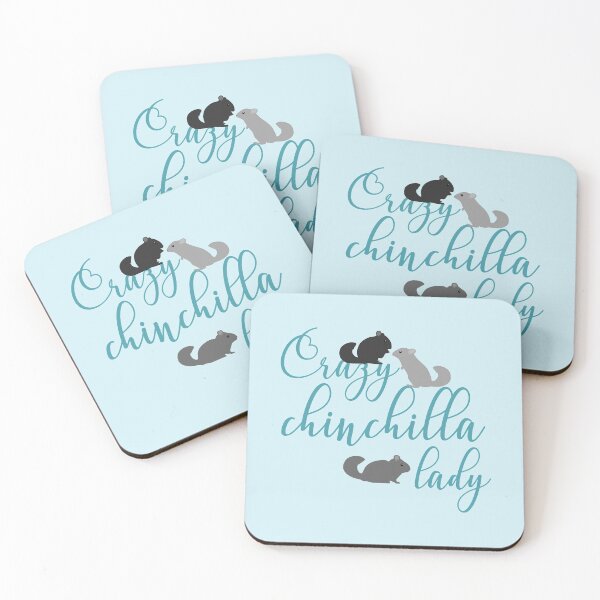 Item preview, Crazy chinchilla lady designed and sold by RatArt Designs.