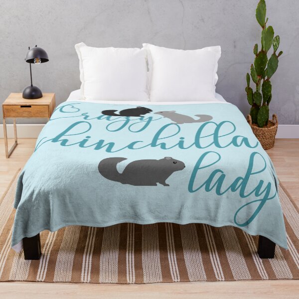 Item preview, Crazy chinchilla lady designed and sold by RatArt Designs.