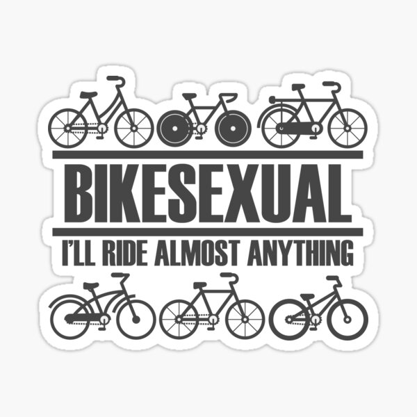 Cycologist Funny Bicycle Racer Kiss-Cut Sticker Biker Cyclist