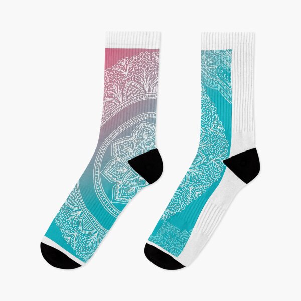 Item preview, Pink & Turquoise Gradient Manadala designed and sold by gracesaliscad.
