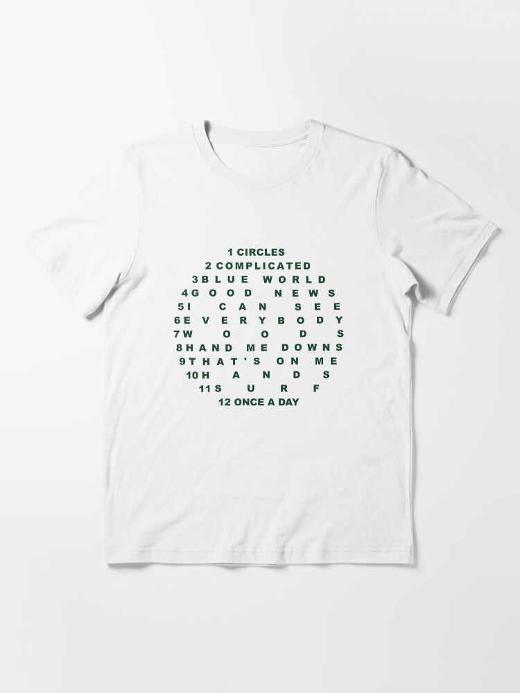 mac miller t shirt circles