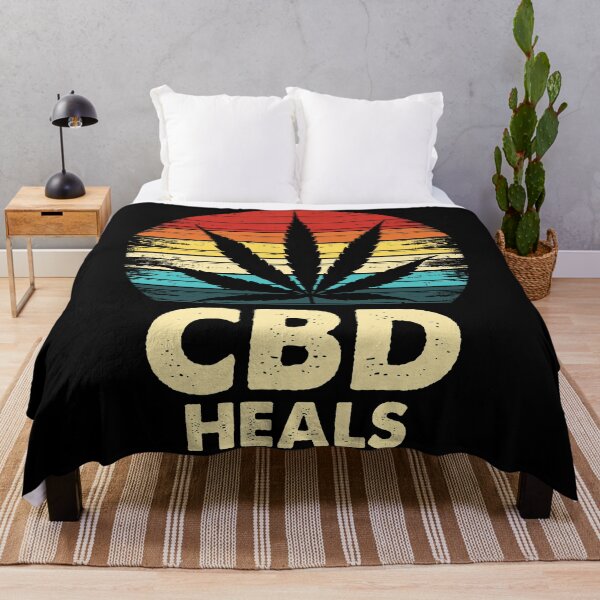 Item preview, Retro Vintage CBD Heals Hemp designed and sold by ReignGFX.