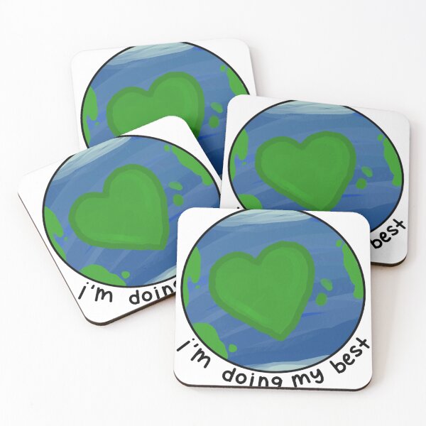 Item preview, 'i'm doing my best' heart earth designed and sold by tgannon.