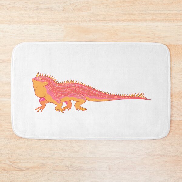 Item preview, spikey pink orange lizard designed and sold by snowysaur.