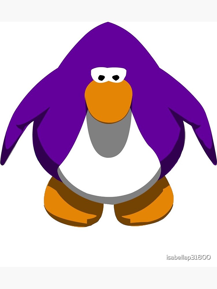 Tarjetas de felicitación «Púrpura Club Penguin» de isabellap31800 |  Redbubble