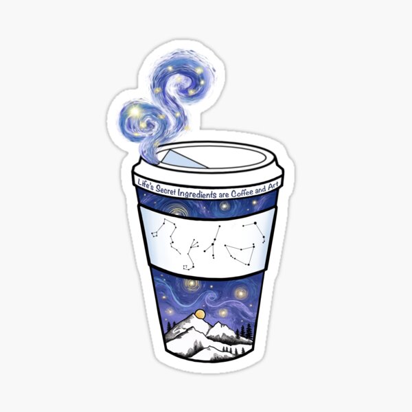 Item preview, Life’s Secret Ingredients are Coffee and Art designed and sold by BrigitteDe.