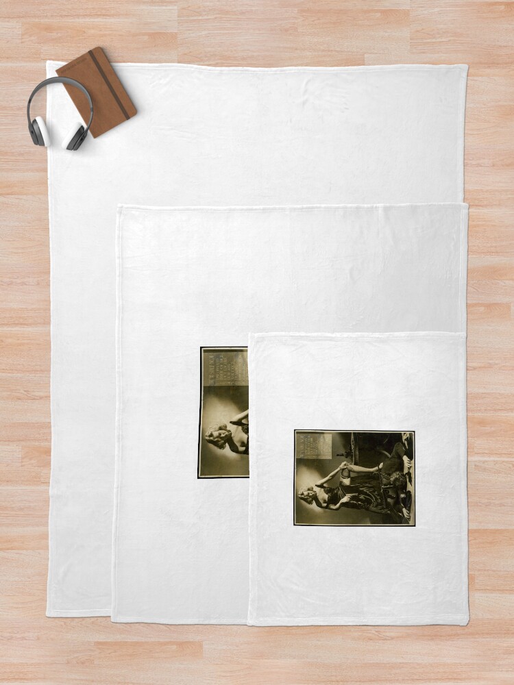 "Vintage Hollywood Movie Poster Censorship Hays Code A.L. Whitey Schafer (1934)" Throw Blanket