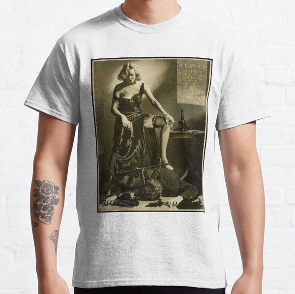 Vintage Hollywood Movie Poster Censorship Hays Code A.L. Whitey Schafer (1934) Classic T-Shirt