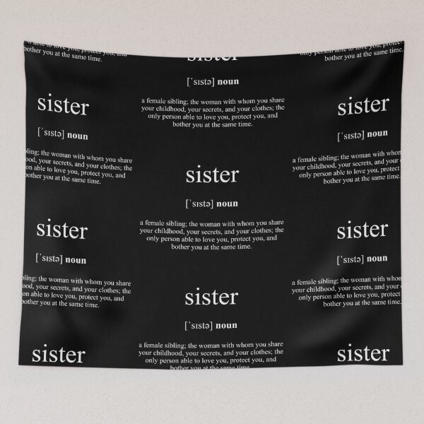 Item preview, Sister Definition Dictionary Black Edition designed and sold by Designschmiede.
