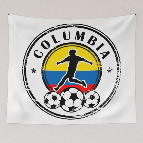 Item preview, Design with football, name and flag of Columbia designed and sold by studio838.