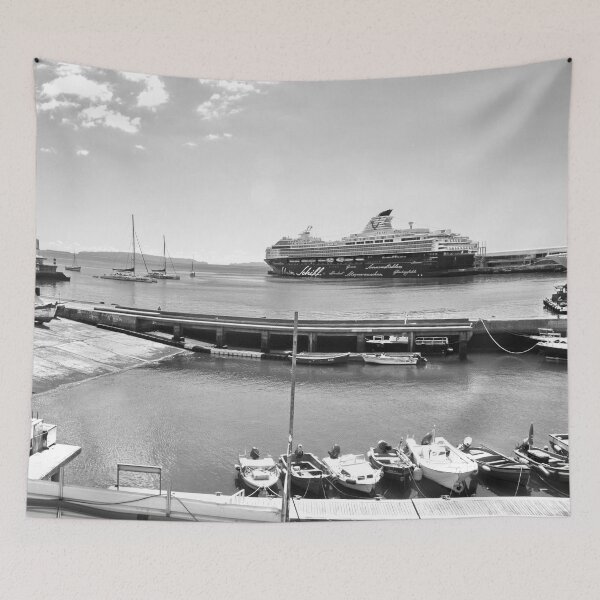Item preview, Muelle en blanco y negro designed and sold by AnnDixon.