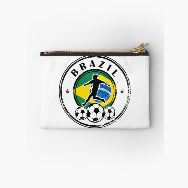 Item preview, Design with football, name and flag of Brazil designed and sold by studio838.