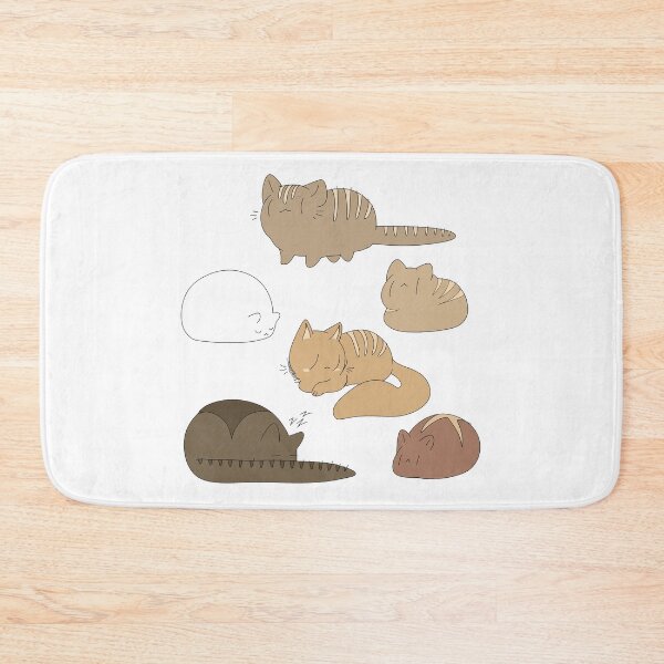 Item preview, soft round cat loafs designed and sold by snowysaur.