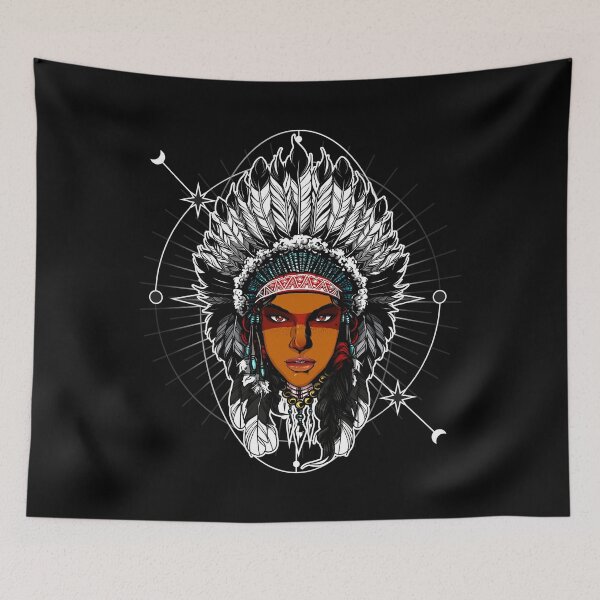 Item preview, Geometric native american women. designed and sold by emphatic.
