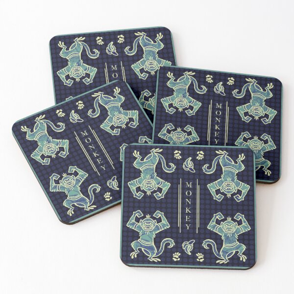 Item preview, Monkey - Chinese Zodiac Pattern designed and sold by HalfGoldTiger.