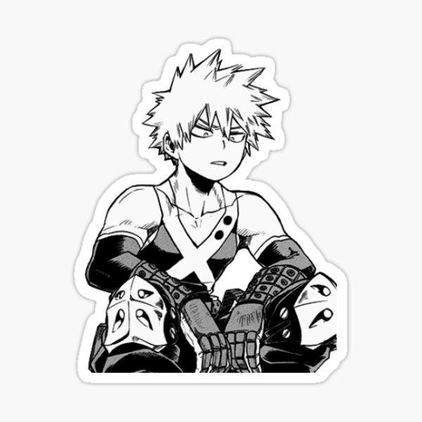 Bakugou Sitting Sticker