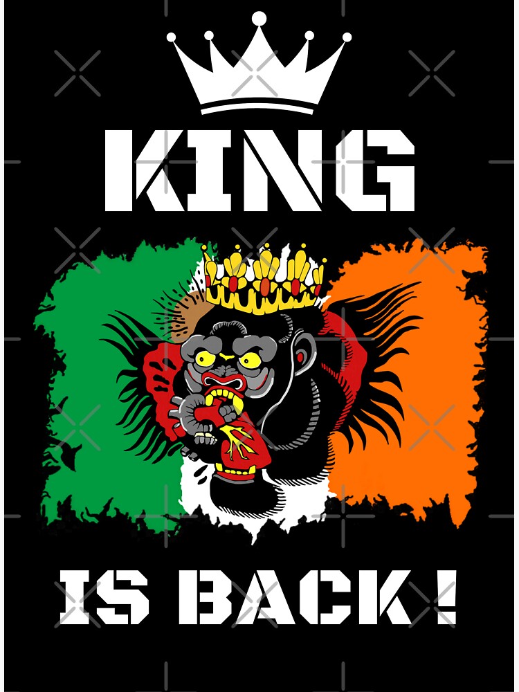 "King Is Back ! - Conor McGregor" Sticker For Sale By RIVEofficial ...