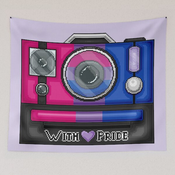 Item preview, Bi Pride Pixel Camera designed and sold by MetallicWings15.