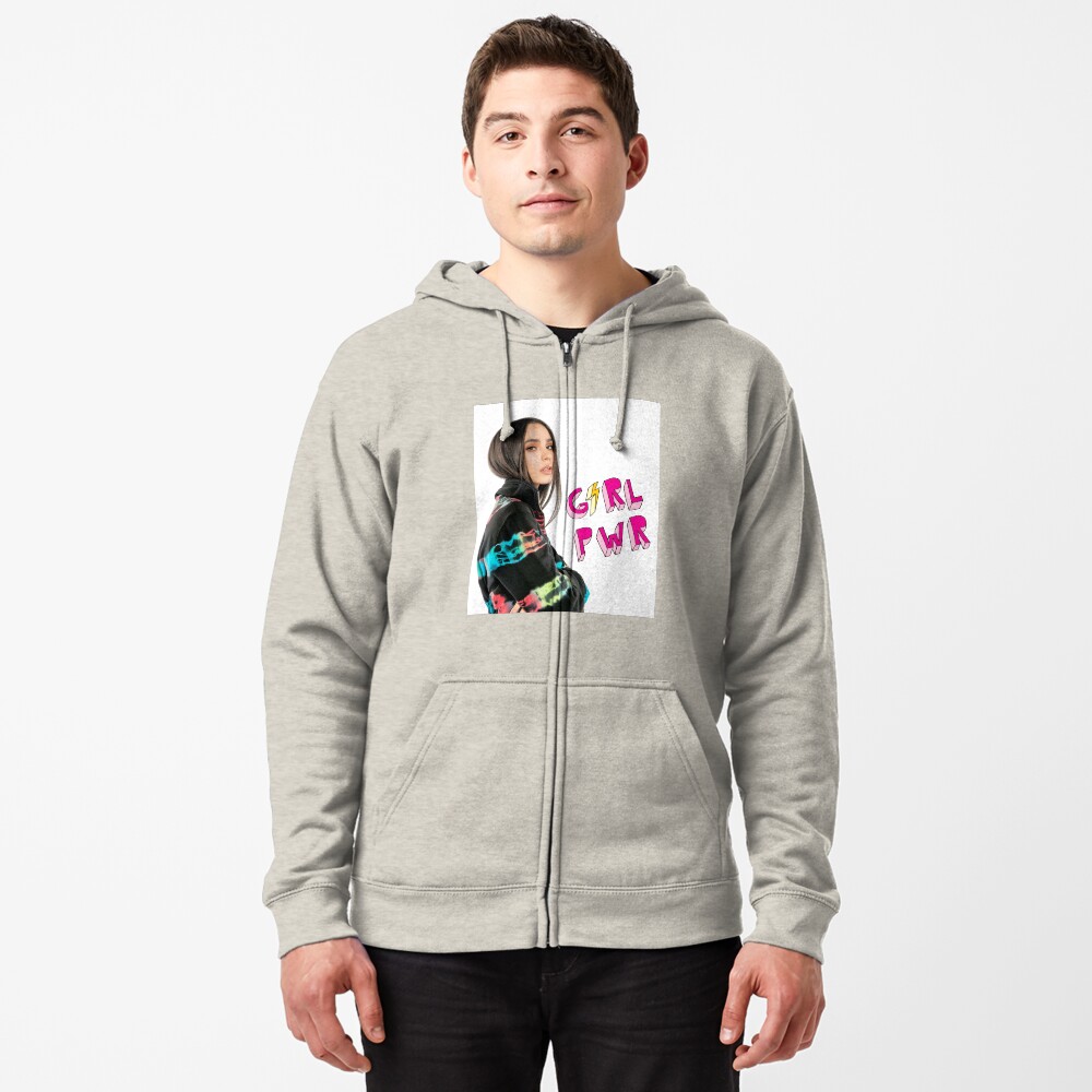 Item preview, Sudadera con capucha y cremallera designed and sold by debnamcarson.