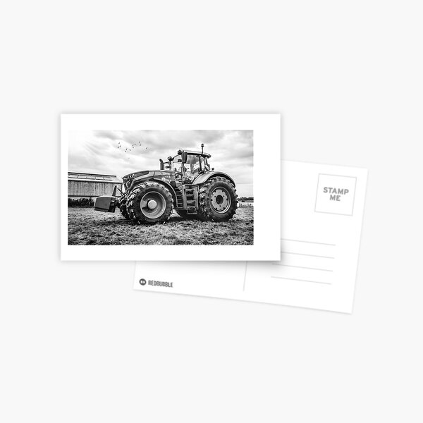 Carte Postale Juste Un Garcon Qui Aime Les Tracteurs Imprimer Graphique De Fermier Jouet Cadeau Agricole Par Maninpos23 Redbubble
