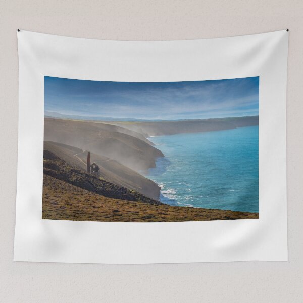 Item preview, Morning mist over St Agnes designed and sold by eddiej.