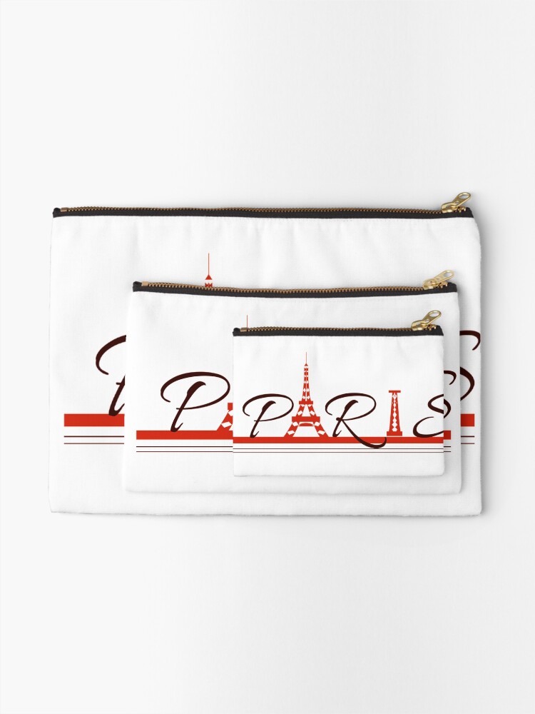 Thumbnail 2 of 4, Zipper Pouch, Paris designed and sold by HouseofBalloon.