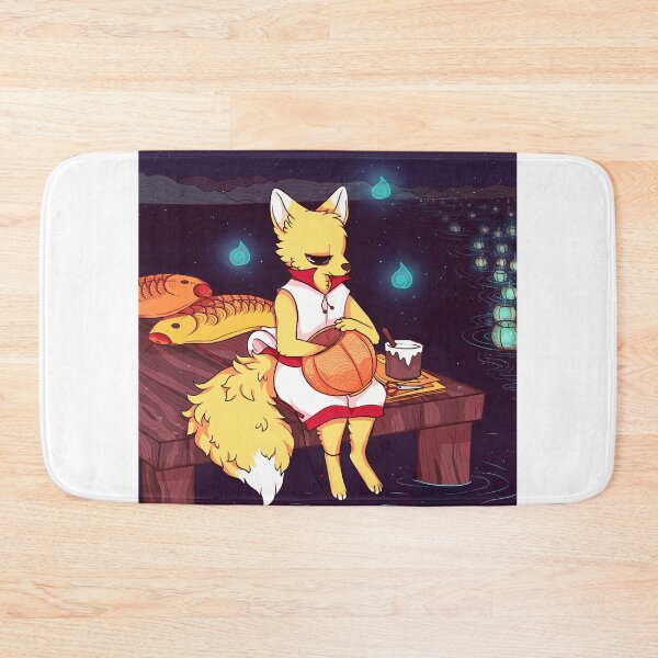 Item preview, fox making lanterns designed and sold by snowysaur.