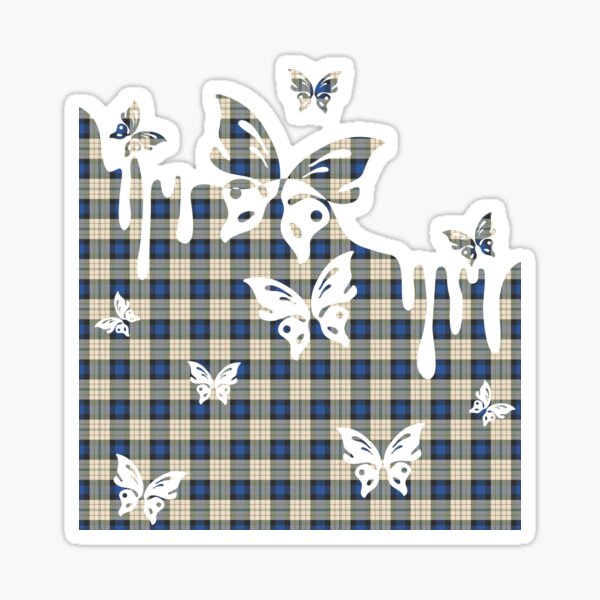 Animals Nature - Splashes Tattoos with Butterflies 3 Sticker