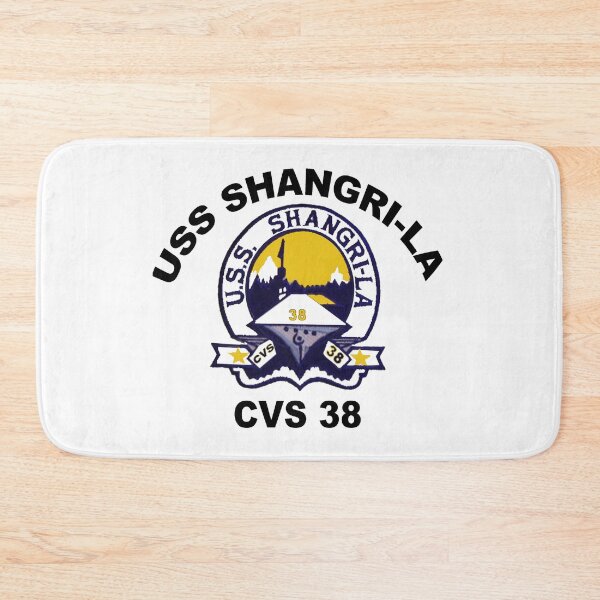 Artikelvorschau, Wappen der USS Shangri-La (CV/CVA/CVS-38) entworfen und verkauft von Nikki SpaceStuffPlus.