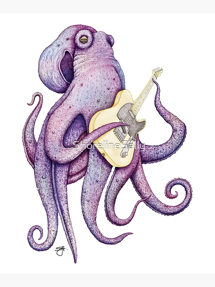 POLAH - the axe wielding Octopus by ShorelineSally