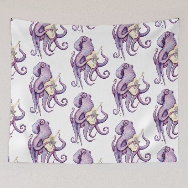 Item preview, POLAH - the axe wielding Octopus designed and sold by ShorelineSally.