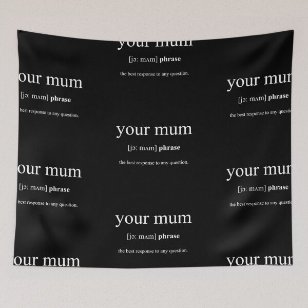 Item preview, Your mum Definition Dictionary Black Edition designed and sold by Designschmiede.