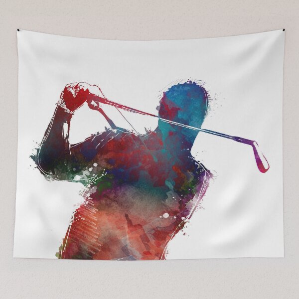 Item preview, golf player sport art #golf #sport designed and sold by JBJart.