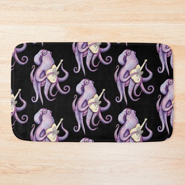 Item preview, POLAH - the axe wielding Octopus (on black) designed and sold by ShorelineSally.