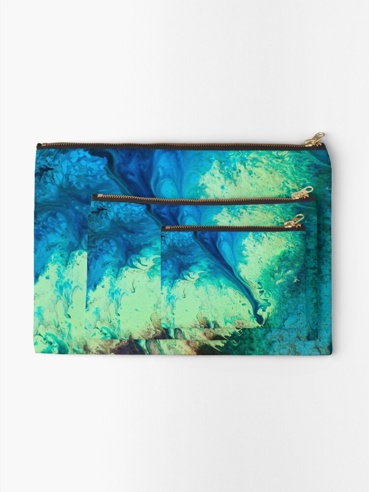 Thumbnail 2 of 3, Zipper Pouch, Flow designed and sold by kimberleyeddy.