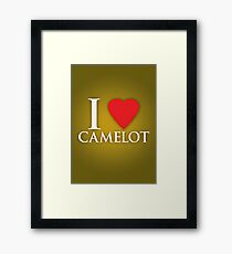 I Heart Camelot Framed Print