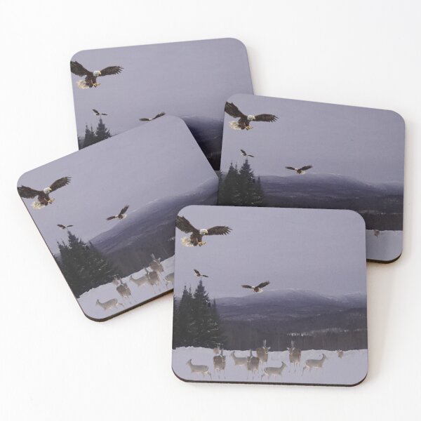 Item preview, whitetail winter day designed and sold by BellsPainting.