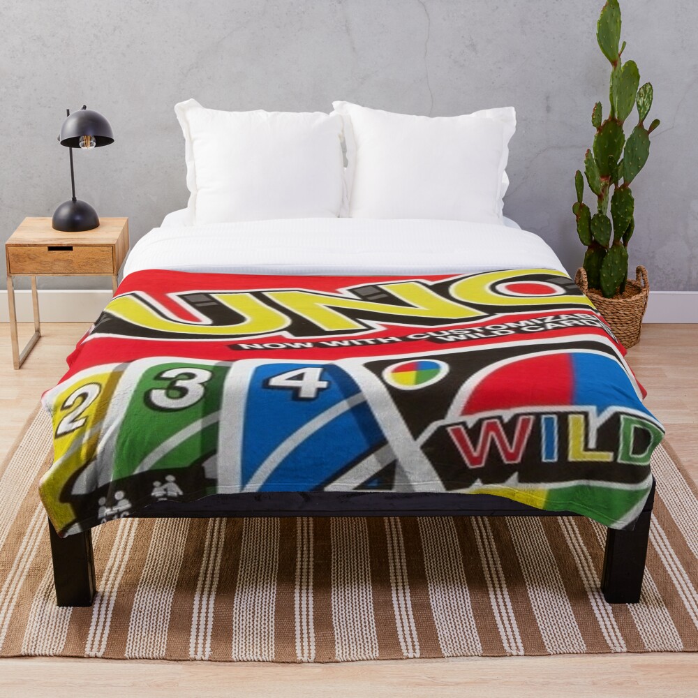 "UNO" Throw Blanket for Sale by Radrollins Redbubble