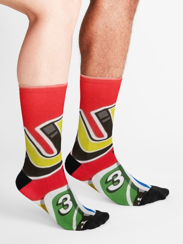 "UNO" Socks by Radrollins Redbubble