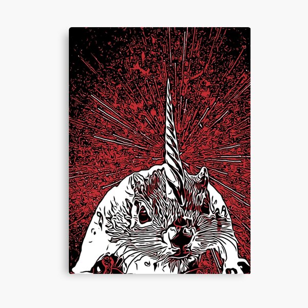The Overlord Unicorned Squirrels From Mars Canvas Print