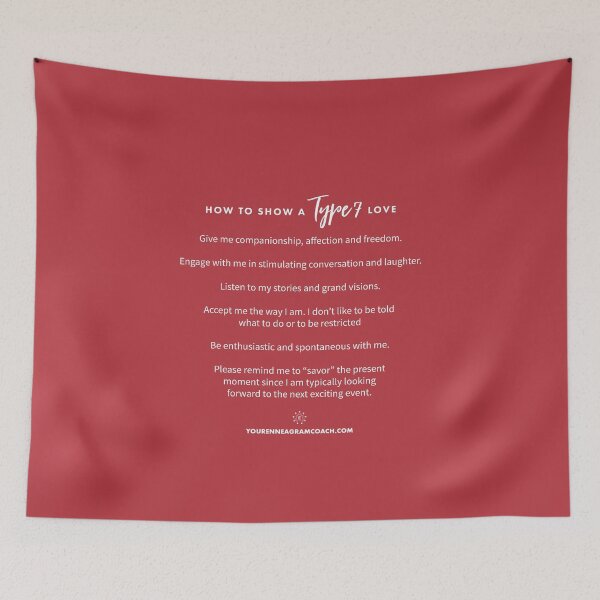 Item preview, How to Show a Type 7 Love designed and sold by EnneagramCoach.