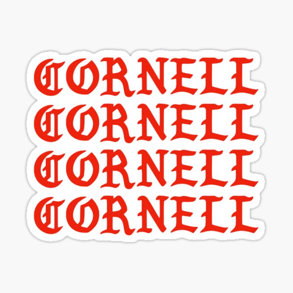 cornell i feel like cornell Sticker