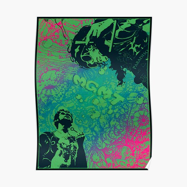 M G M T Psychedelic Poster