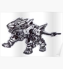 .Zoid Liger. Poster